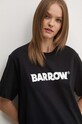 Barrow t-shirt bawełniany czarny F4BWUATH144