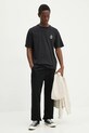 Samsoe Samsoe t-shirt in cotone SACOPENHAGEN U24300006 nero AW24