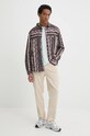 Kaotiko tricou din bumbac AP067.01.G002 albastru AW24