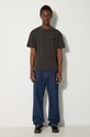 Filling Pieces tricou din bumbac Lux 74413730629 maro AW24