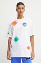 Bavlnené tričko The North Face TNF x Yinka Ilori biela NF0A8AMCFN41