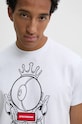 Памучна тениска Sprayground бял SP620