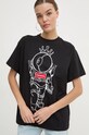 Odzież Sprayground t-shirt bawełniany SP620 czarny