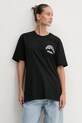 Sprayground t-shirt bawełniany czarny SP679