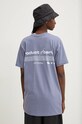 Vertere Berlin t-shirt bawełniany VER.T252 fioletowy AW24