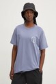 Vertere Berlin t-shirt bawełniany fioletowy VER.T252