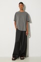 Βαμβακερό μπλουζάκι A.P.C. Floater γκρί COHBS.M26437.LAD