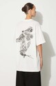 Clothing Y-3 cotton t-shirt Graphic Tee IX0402 white