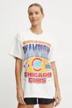 Îmbrăcăminte 47 brand tricou din bumbac MLB Chicago Cubs BU005TMYIHQ632915SS bej