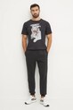 Burton t-shirt bawełniany 243431 czarny AW24