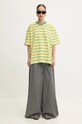 Îmbrăcăminte Sunnei tricou din bumbac RTWXJER008 galben