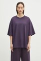 Pangaia tricou din bumbac 10002012 violet AW24