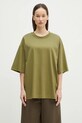 Pangaia tricou din bumbac 10002012 verde AW24