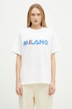 FILA+ t-shirt in cotone Milano slim bianco 42FW24TT01523C007