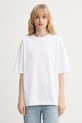 Filling Pieces тениска от памук Boxy Embroidered свободна бял 74413791901