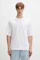 Filling Pieces tricou din bumbac Boxy Embroidered imprimeu alb 74413791901