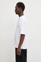 Odzież Filling Pieces t-shirt bawełniany Boxy Embroidered 74413791901 biały