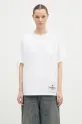 Fiorucci t-shirt in cotone Distressed semplice bianco M01FMTSH101CJ01WH06