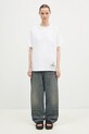Fiorucci tricou din bumbac Distressed M01FMTSH101CJ01WH06 alb