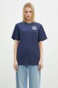 Sporty & Rich t-shirt in cotone Vendome Resort TO043511248BL32 blu navy AW24