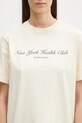 Sporty & Rich t-shirt bawełniany NY Health Club TO043514043CR01