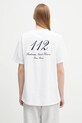Sporty & Rich cotton t-shirt Faubourg TO043517619WH01 white