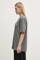 Bavlněné tričko Filling Pieces Gowtu Gun šedá 74433926002