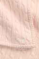 Детское хлопковое одеяло Polo Ralph Lauren 320966893003 розовый AW25