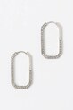Σκουλαρίκια AllSaints ζιρκόνια ασημί 37527086SLV041