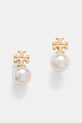 Tory Burch kolczyki Pearl złoty 171100.137