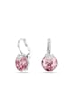 Swarovski fülbevaló BELLA Swarowski kristály rózsaszín 5734235