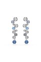 Swarovski kolczyki CONSTELLA cyrkonia niebieski 5732775