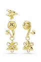 Swarovski fülbevaló IDYLLIA 3 pár arany 5732386