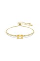 Swarovski bransoletka MATRIX cyrkonia złoty 5730699