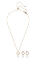 Swarovski naszyjnik i kolczyki MESMERA 5733808 złoty AW25