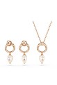 Swarovski naszyjnik i kolczyki MESMERA złoty 5733808