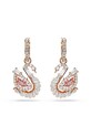 Náušnice Swarovski SWAN 5732415 zlatá AW25