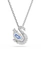 Κολιέ Swarovski SWAN ζιρκόνια ασημί 5723389
