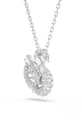 Swarovski colier SWAN argintiu 5732412