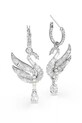Swarovski kolczyki SWAN srebrny 5723388
