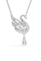 Swarovski naszyjnik SWAN cyrkonia srebrny 5723387