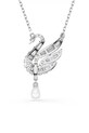 Swarovski naszyjnik SWAN 5723387 srebrny