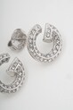 Accesorii Guess cercei G CRYSTAL JUBE05.443JW argintiu