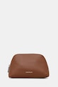 Kožená kosmetická taška Coccinelle hnědá E5.TMF.25.01.01