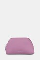 Coccinelle kosmetyczka skórzana fioletowy E5.TMF.25.02.01