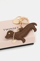 Αξεσουάρ Μπρελόκ Twinset 252TL8050 καφέ