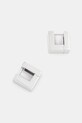 Tom Wood kolczyki srebrne Square Hoops Small srebro srebrny 101008