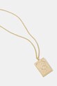 Tom Wood naszyjnik srebrny pozłacany Tarot Lovers Pendant Gold 101080 złoty AW25