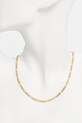 Doplňky Pozlacený náhrdelník Tom Wood Bo Chain Medium Gold 101266 zlatá