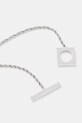 Tom Wood naszyjnik srebrny Square Rope Chain 101428 srebrny AW25